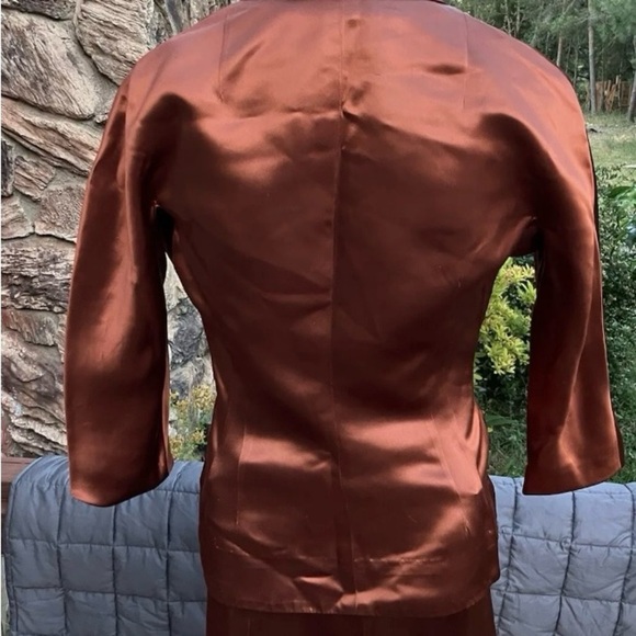 Vintage 1970’s 2 piece set with jacket and mock wrap skirt Fanya San Francisco - Picture 14 of 14